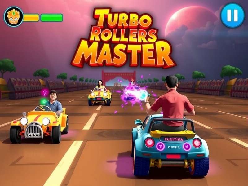 Turbo Rollers Master Gameplay Action